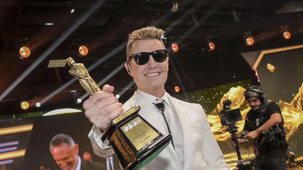 Santiago Del Moro, ganador del Martín Fierro de Oro.