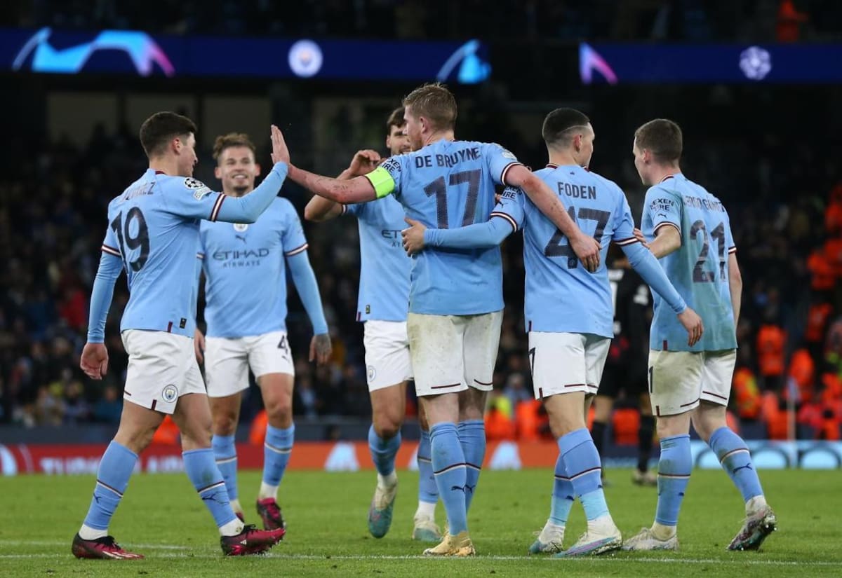 Manchester City, Champions League. Foto: EFE