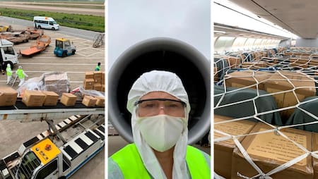 Vuelos voluntarios de Argentina a China para insumos por coronavirus