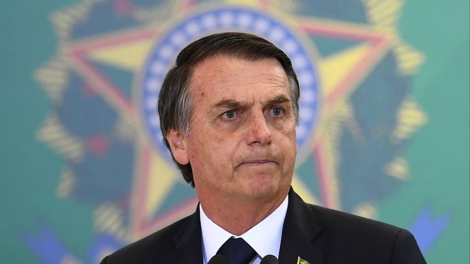 Bolsonaro reveló que su esposa se vacunó en EEUU
