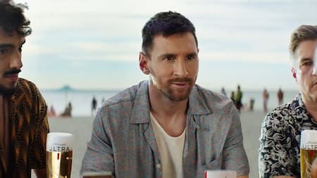 Publicidad con Lionel Messi para el mediotiempo del próximo Super Bowl. Foto: Captura de video.