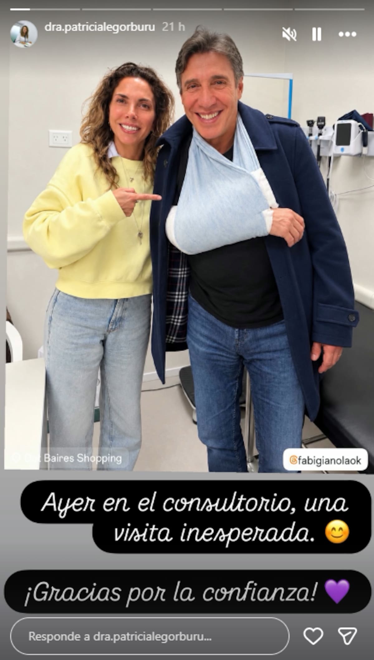Fabián Gianola deberá ser operado.