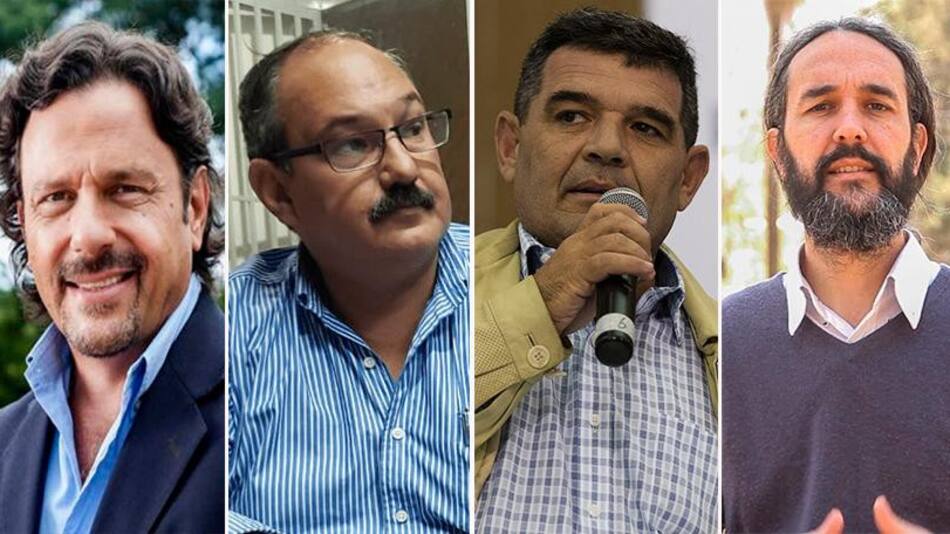 Elecciones en Salta, Gustavo Sáenz, Sergio "Oso" Leavy, Alfredo Olmedo y Pablo López