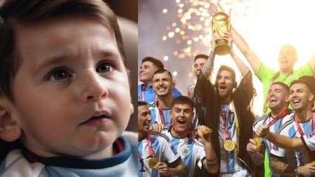 Los jugadores de la Selección Argentina como bebés