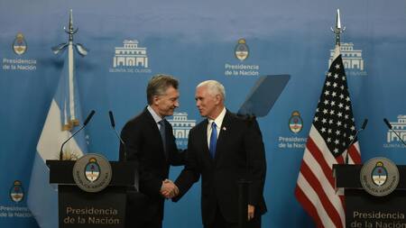 Mike Pence - Mauricio Macri