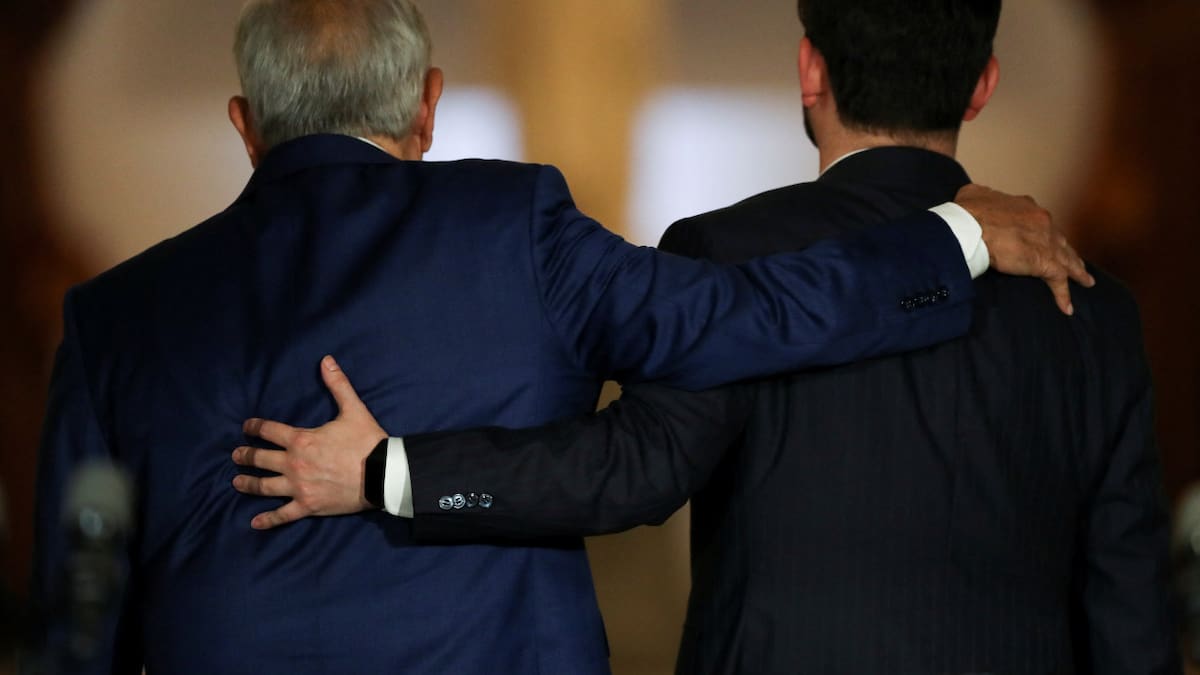 Andrés Manuel López Obrador y Gabriel Boric. Foto: Reuters.