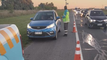 Controles policiales, fin de semana largo. Foto: NA.