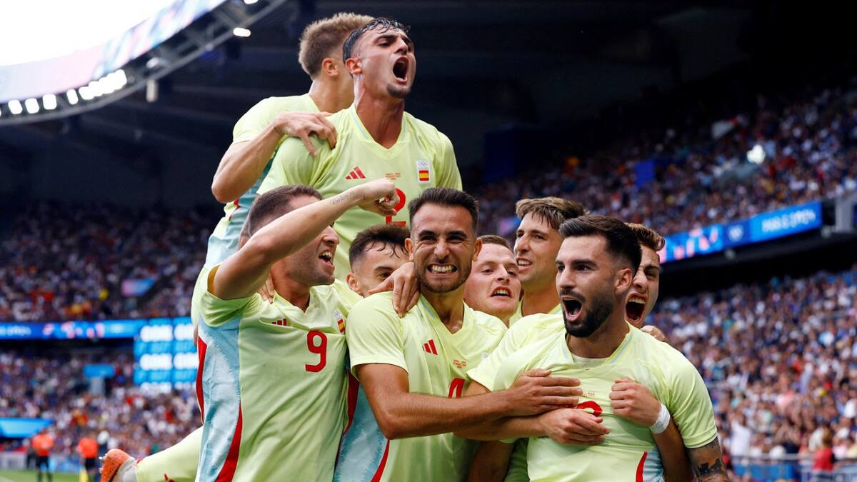 Francia vs España, final Juegos Olímpicos París 2024. Foto: Reuters