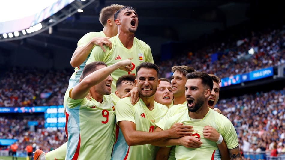 Francia vs España, final Juegos Olímpicos París 2024. Foto: Reuters
