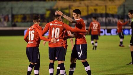 Festejo de Independiente en Copa Argentina