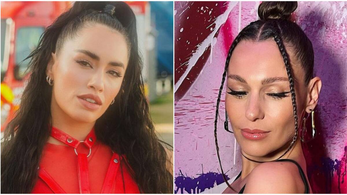 Lali y Pampita. Fotos: Instagram.