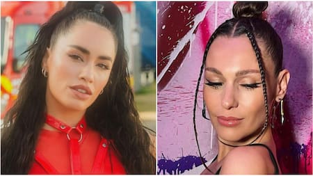 Lali y Pampita. Fotos: Instagram.