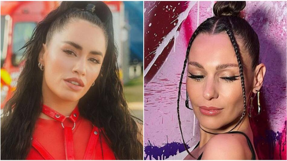 Lali y Pampita. Fotos: Instagram.
