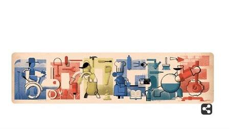 Google conmemora el Día del Trabajador con este doodle