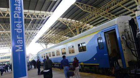 Trenes a Mar del Plata. Foto: NA.