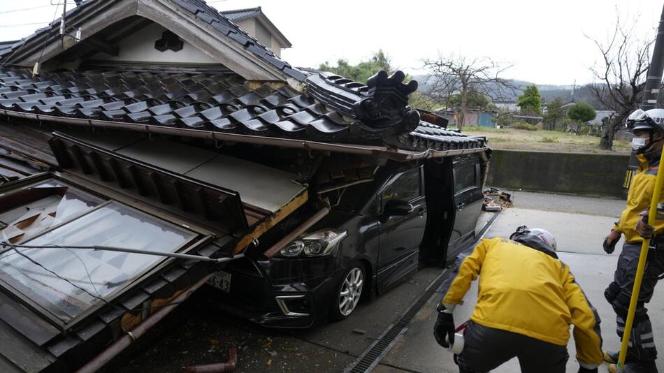Terremoto en Japón. Foto: EFE.