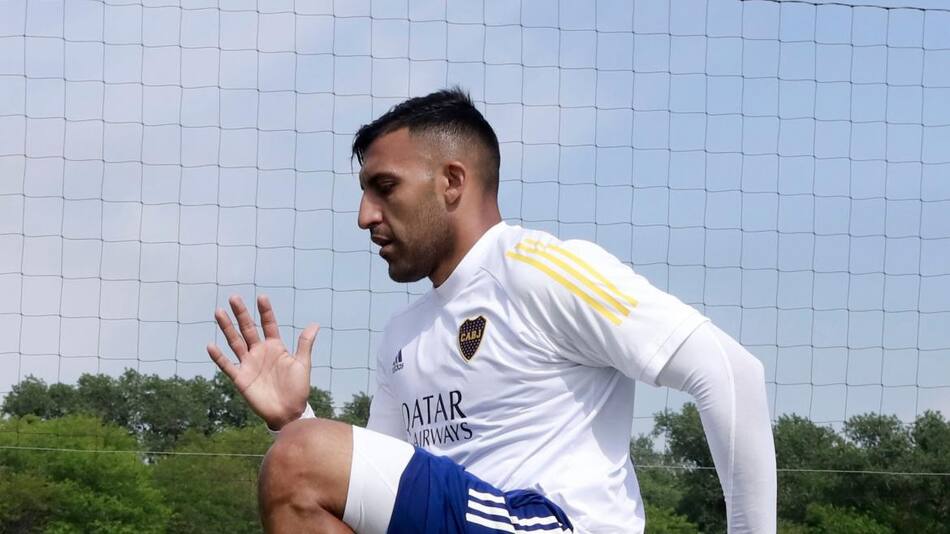 Wanchope Ábila, Boca Juniors, entrenamiento, fútbol argentino, Foto NA