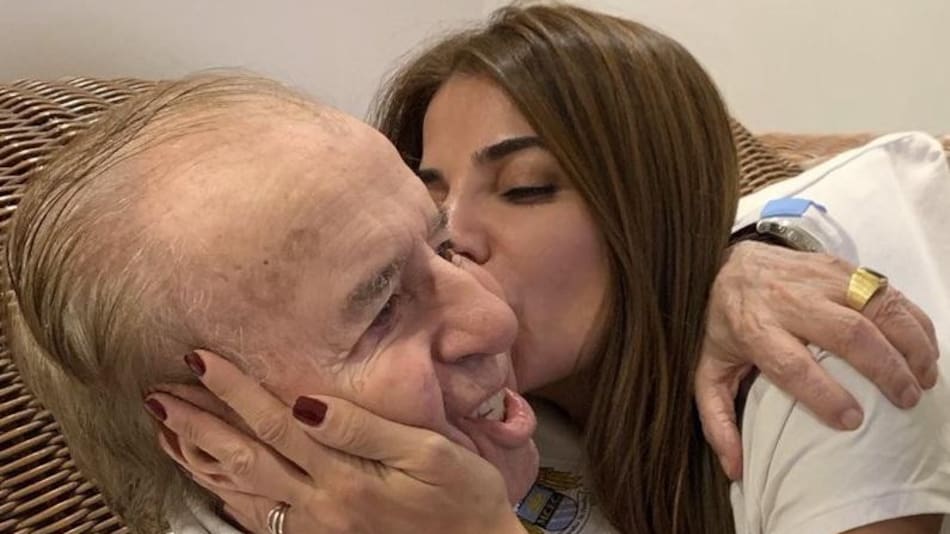 Carlos Menem y Zulemita Menem, internación, NA