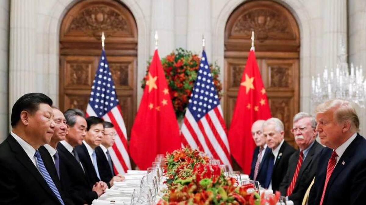 Xi Jinping en una reunión con Donald Trump, en una reunión en 2020. Foto: Reuters.