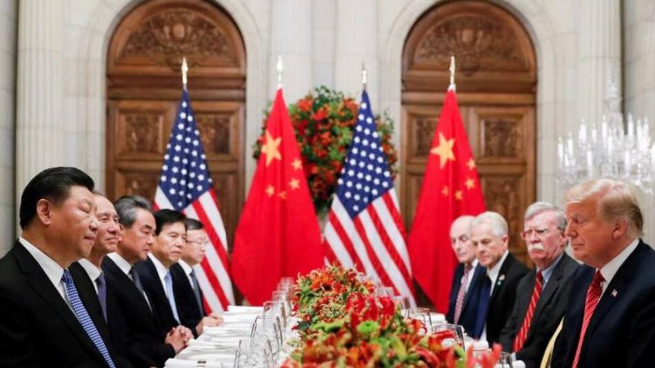 Xi Jinping en una reunión con Donald Trump, en una reunión en 2020. Foto: Reuters.