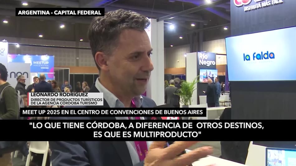 Meet Up Argentina 2025: Leonardo Rodríguez, Director de Productos Turísticos de la Agencia Córdoba Turismo