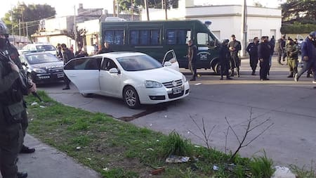 Tiroteo en El Palomar, foto NA