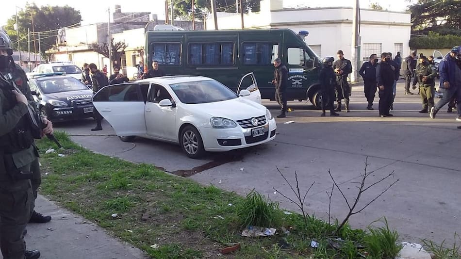 Tiroteo en El Palomar, foto NA