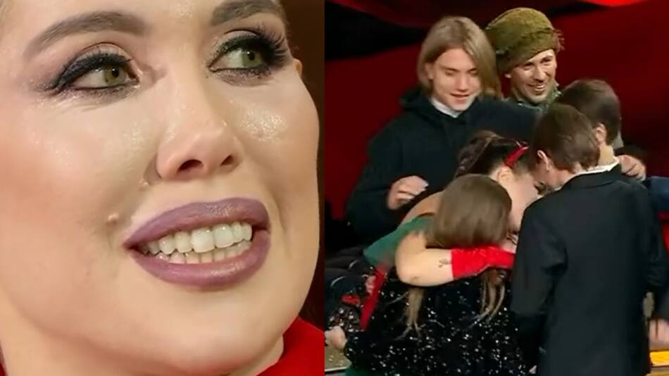 La emoción de Wanda en la pista del Bailando de Italia. Foto: captura Instagram/wanda_nara