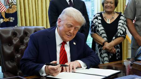 Donald Trump, presidente de Estados Unidos. Foto: REUTERS/Evelyn Hockstein.