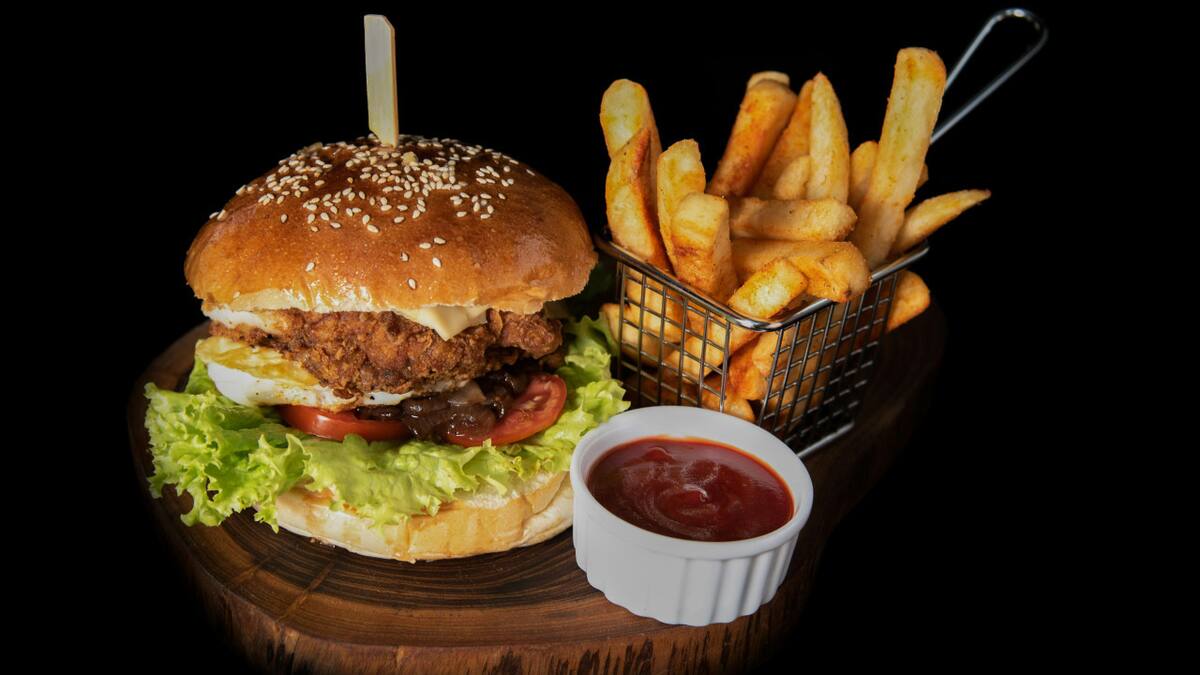 Hamburguesa. Foto: Unsplash.