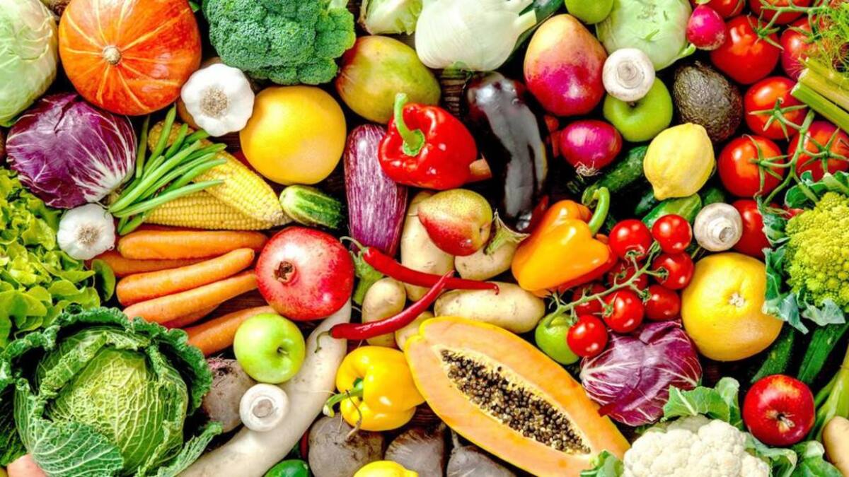Frutas y verduras, dietas