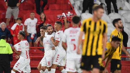 Huracán vs. Guaraní; Copa Sudamericana. Foto: Télam.
