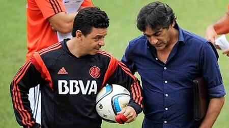 Marcelo Gallardo y Enzo Francescoli