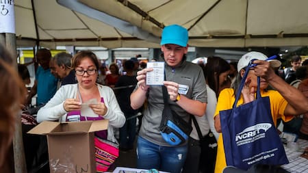 Elecciones primarias de la oposición de Venezuela. Foto: EFE.