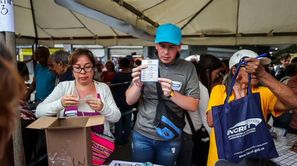 Elecciones primarias de la oposición de Venezuela. Foto: EFE.
