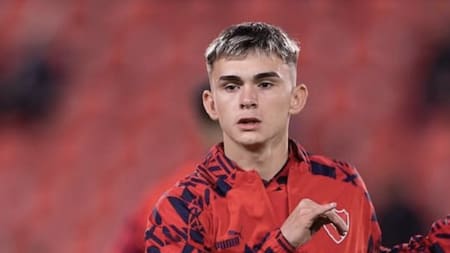 Santiago López en Independiente.