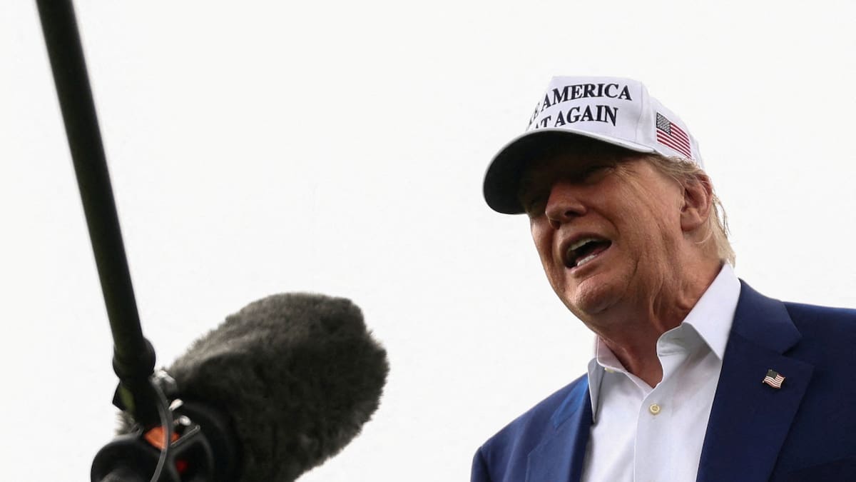 Donald Trump, presidente de Estados Unidos. Foto: REUTERS/Kevin Lamarque.