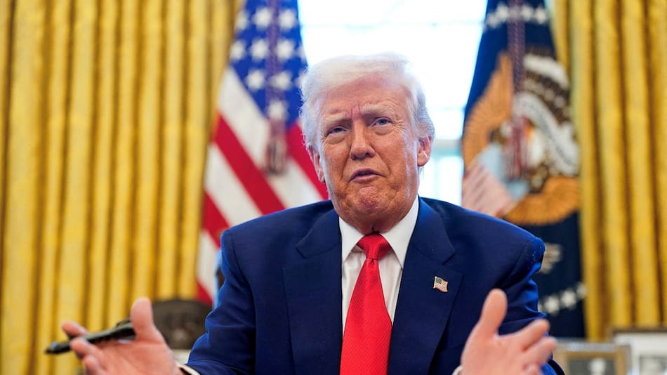 Donald Trump y su crítica al Gobierno indio. Foto: Reuters/Nathan Howard.