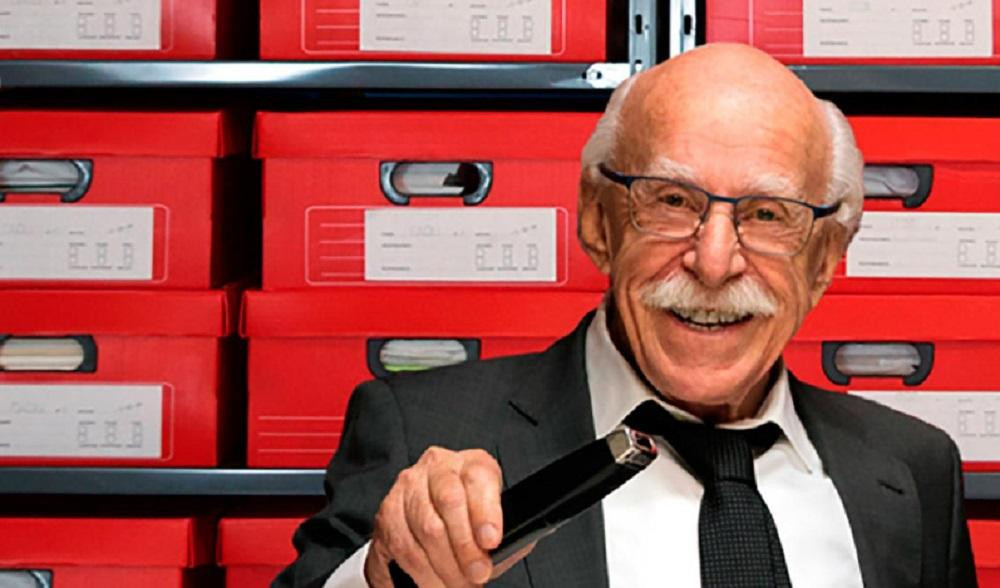 Hugo Kogan, inventor del Magiclick. Foto: Twitter/Télam.