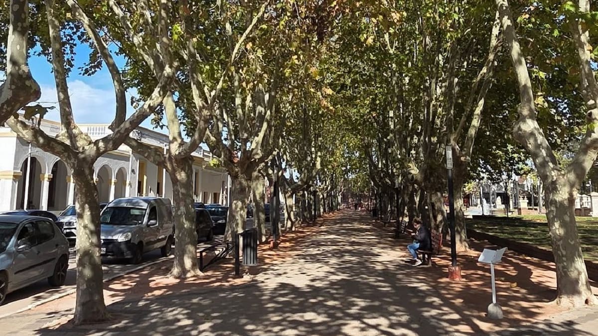 Con una laguna, una réplica de su fortín y edificios cargados de memoria