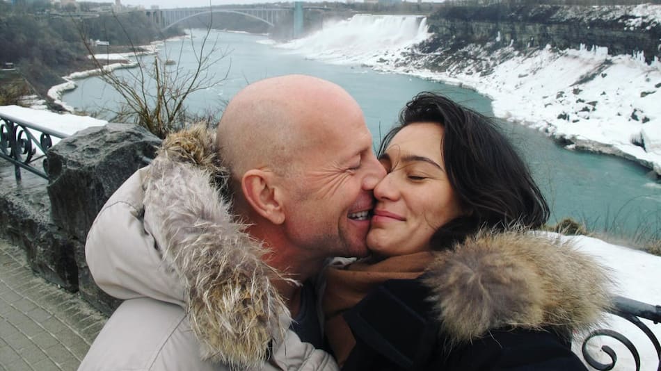 Bruce Willis y Emma Heming. Foto: Instagram/emmahemingwillis