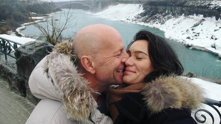 Bruce Willis y Emma Heming. Foto: Instagram/emmahemingwillis