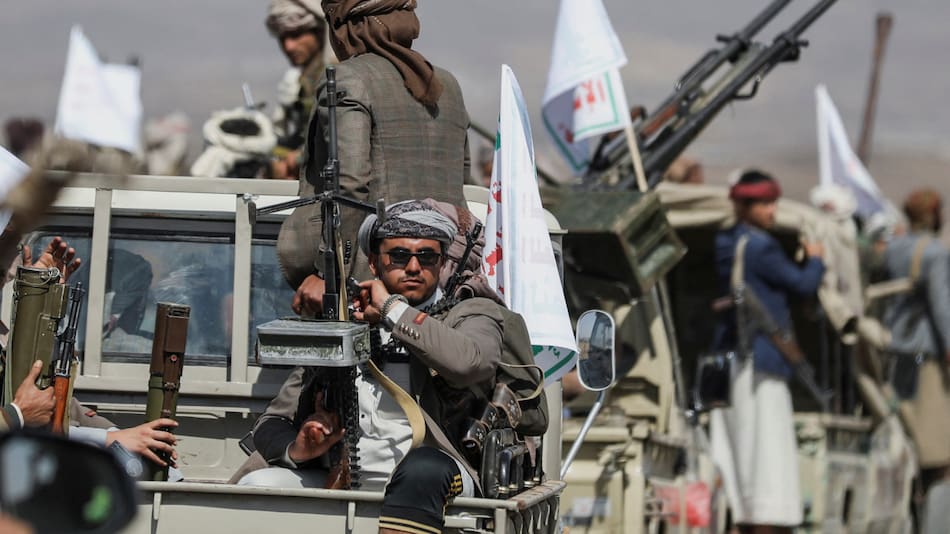 Hutíes del Yemen. Foto: Reuters