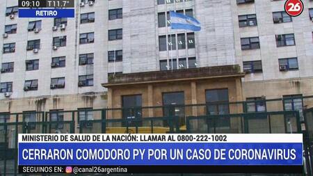 Coronavirus en Comodoro Py, CANAL 26