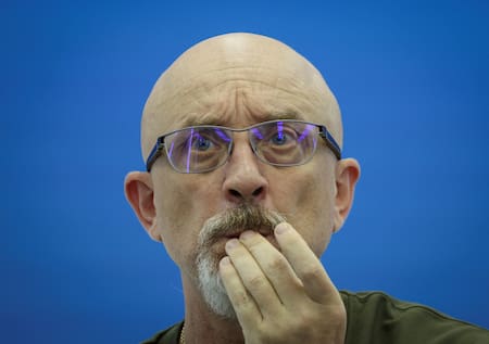 Oleksi Reznikov, saliente ministro de Defensa de Ucrania. Foto: Reuters.