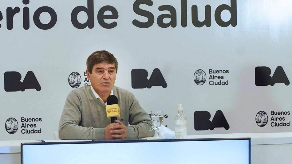 Fernán Quirós, ministro de Salud de la Ciudad, NA