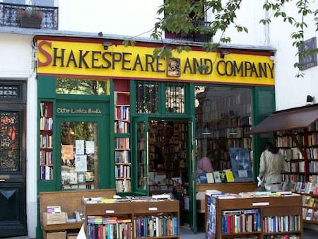 LIbrería de Shakespeare en París
