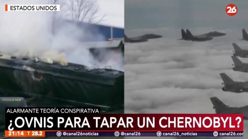 “¿Ovnis para tapar una catástrofe ambiental?”: la teoría que une al globo espía chino con el tren con químicos que descarriló en Ohio