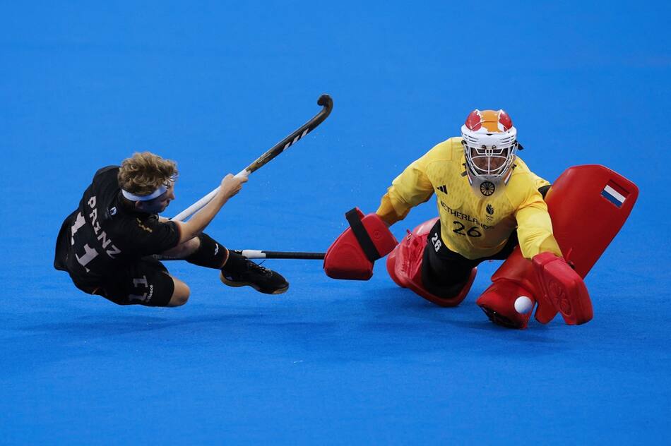 Los shoot-out entre Países Bajos y Alemania en París 2024. Foto: Reuters.