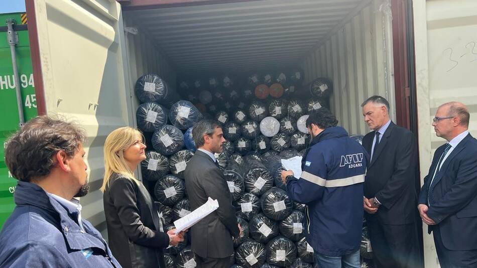 Operativo conjunto de Aduana y AFIP, foto Aduana